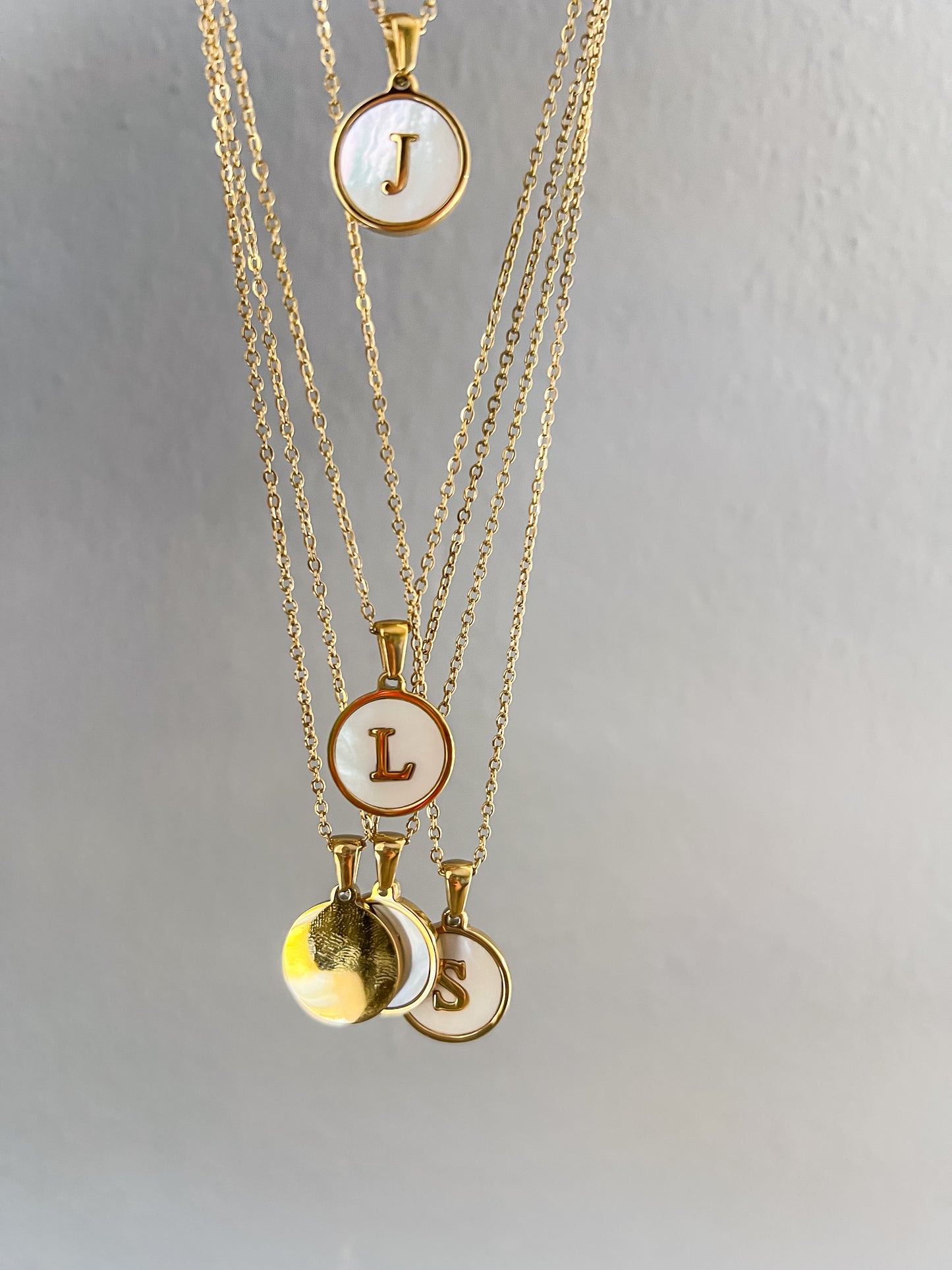 Initial SS necklace
