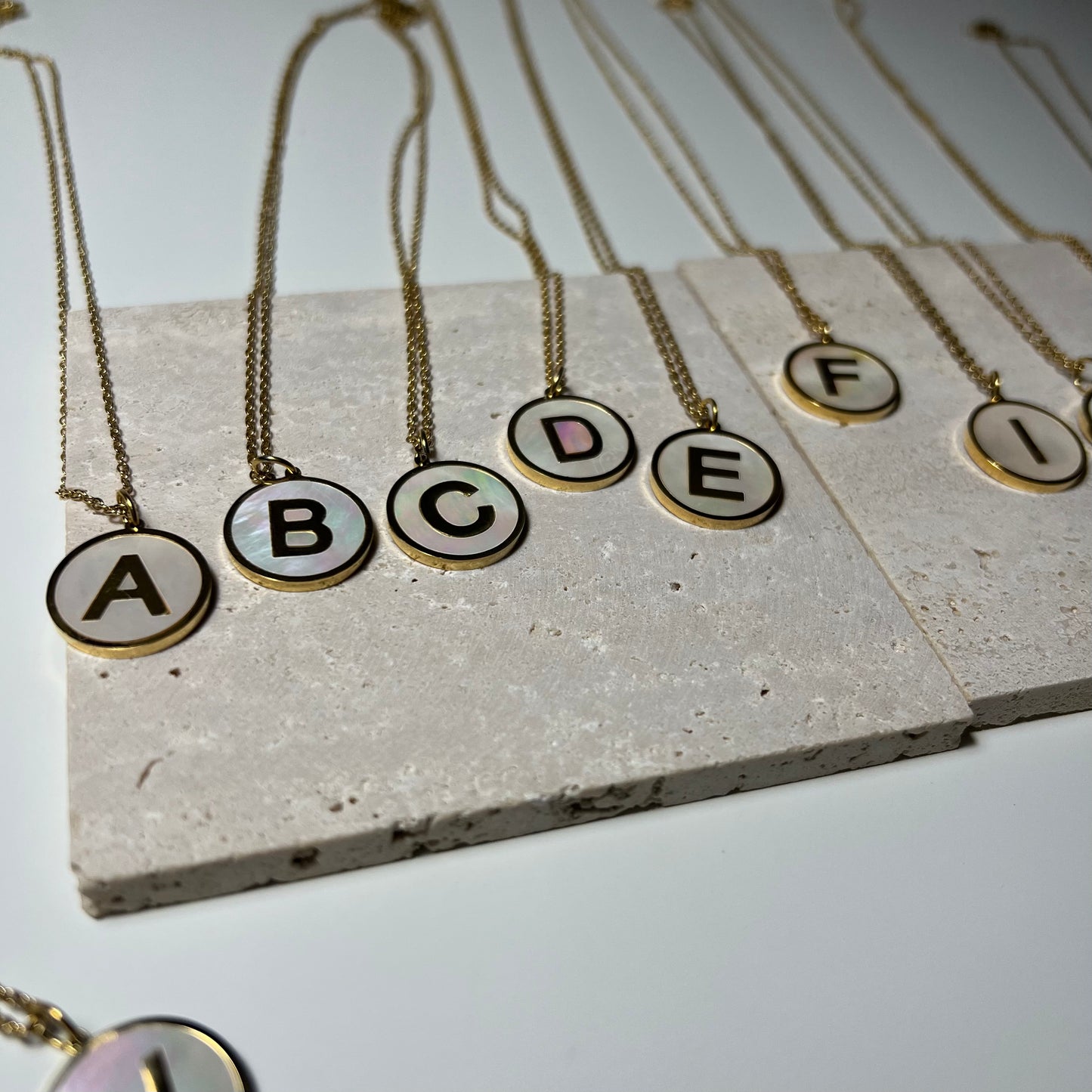 Initial SS necklace