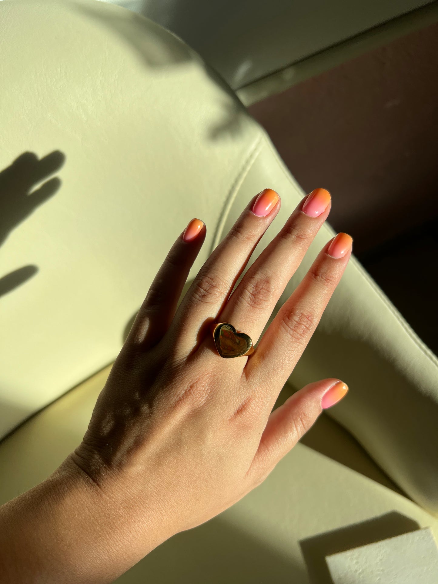 Heart SS ring