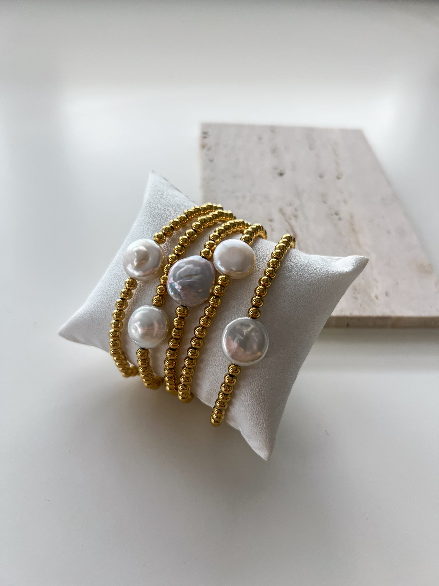 Pearl SS statement bracelet