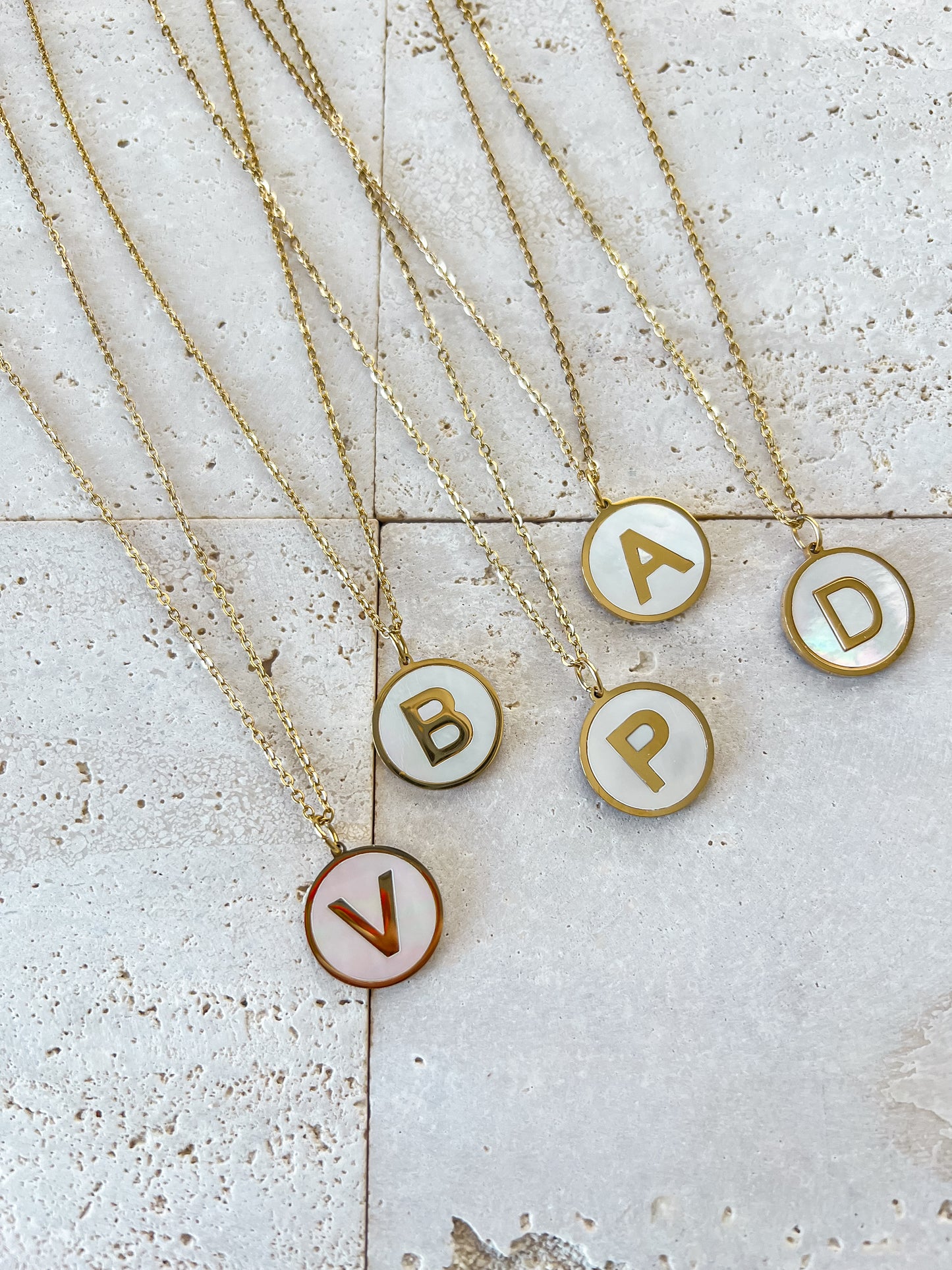 Initial SS necklace