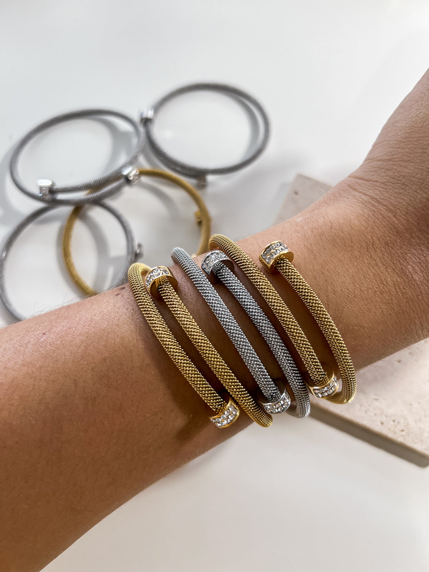 SS bangle bracelet