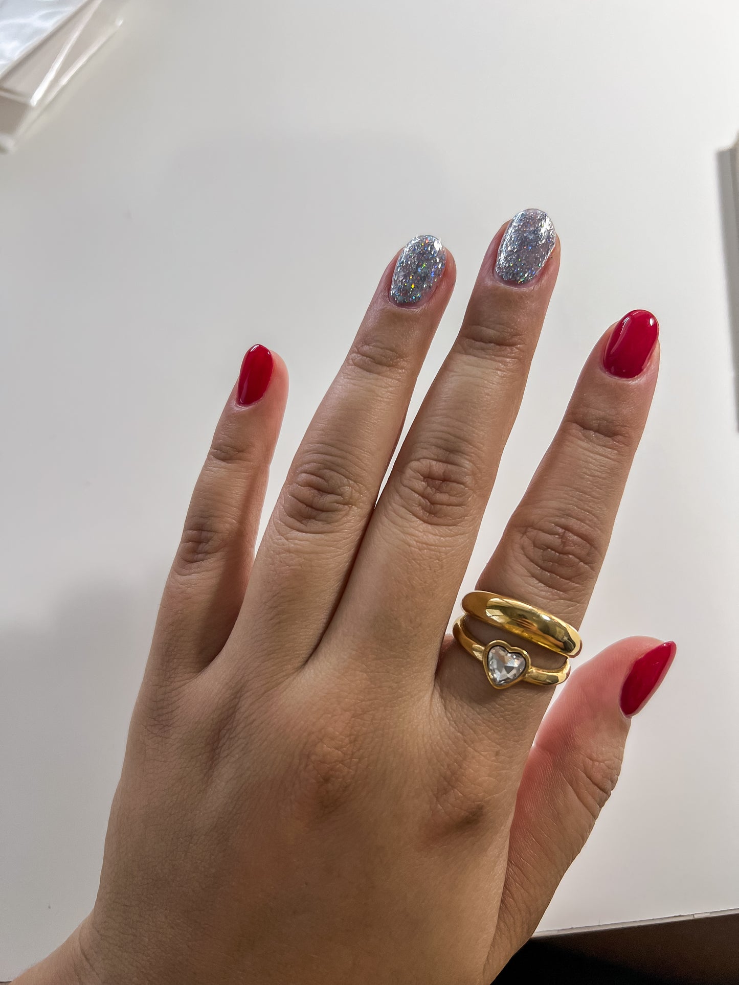 Heart SS ring