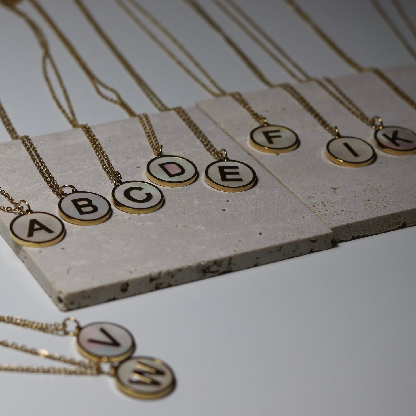 Initial SS necklace