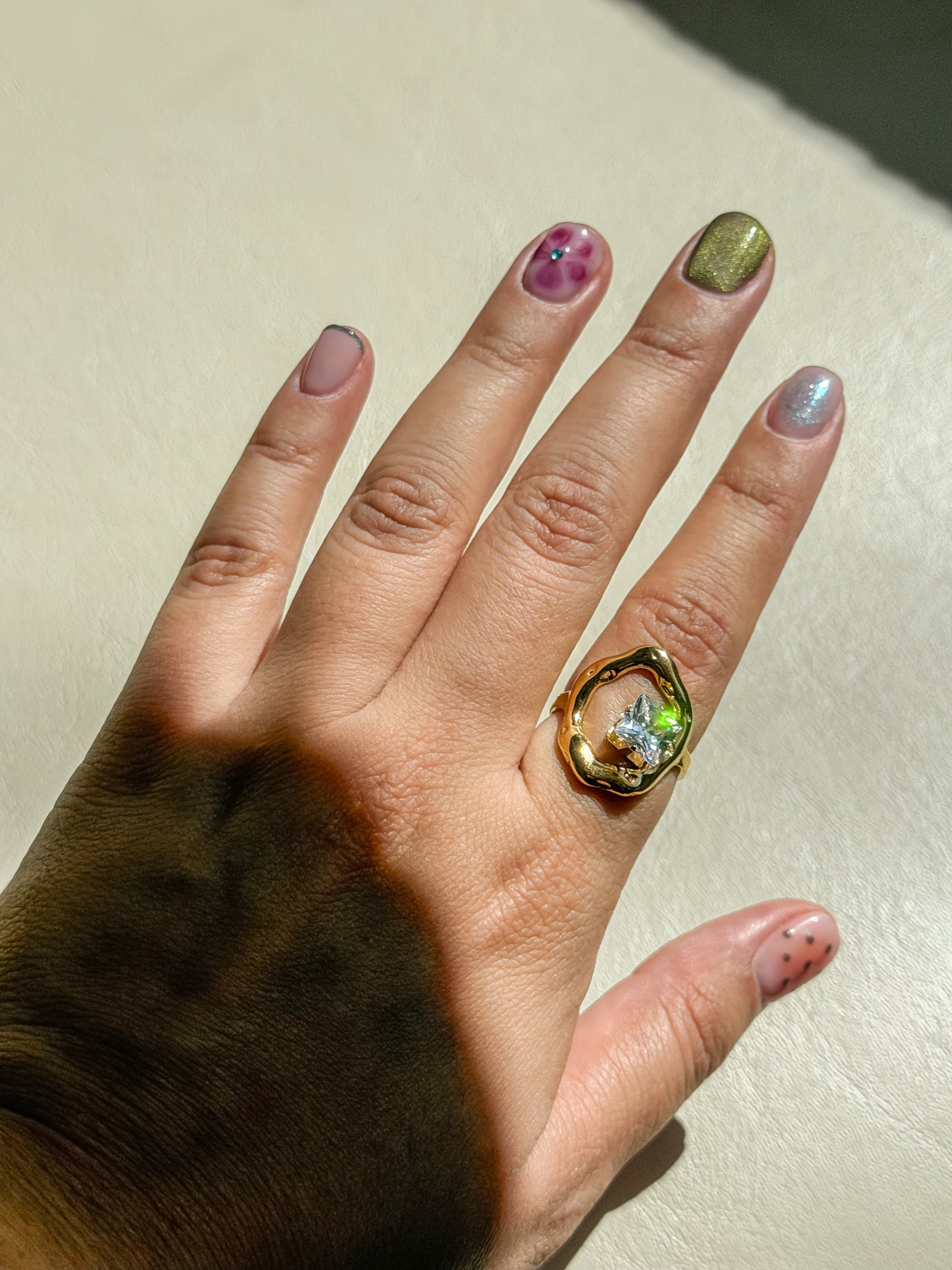 Aura ring adjustable