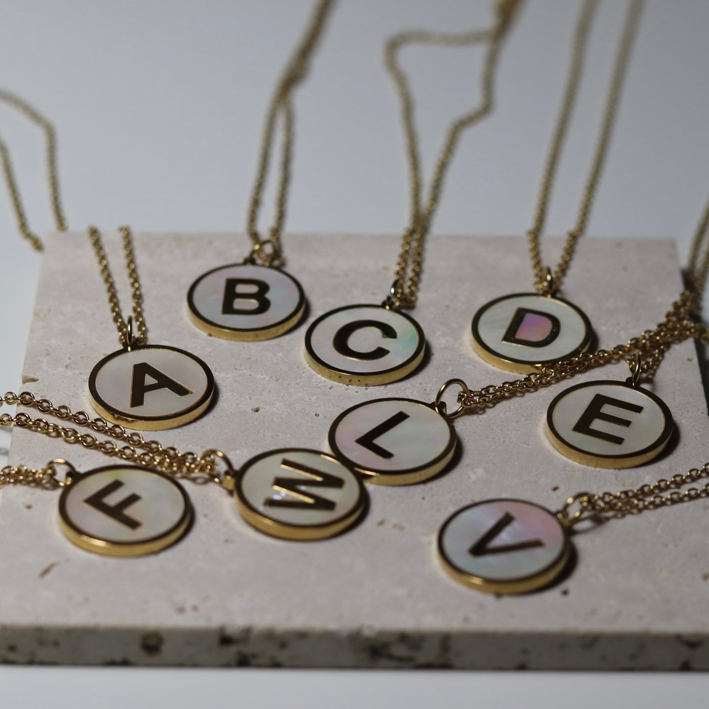 Initial SS necklace