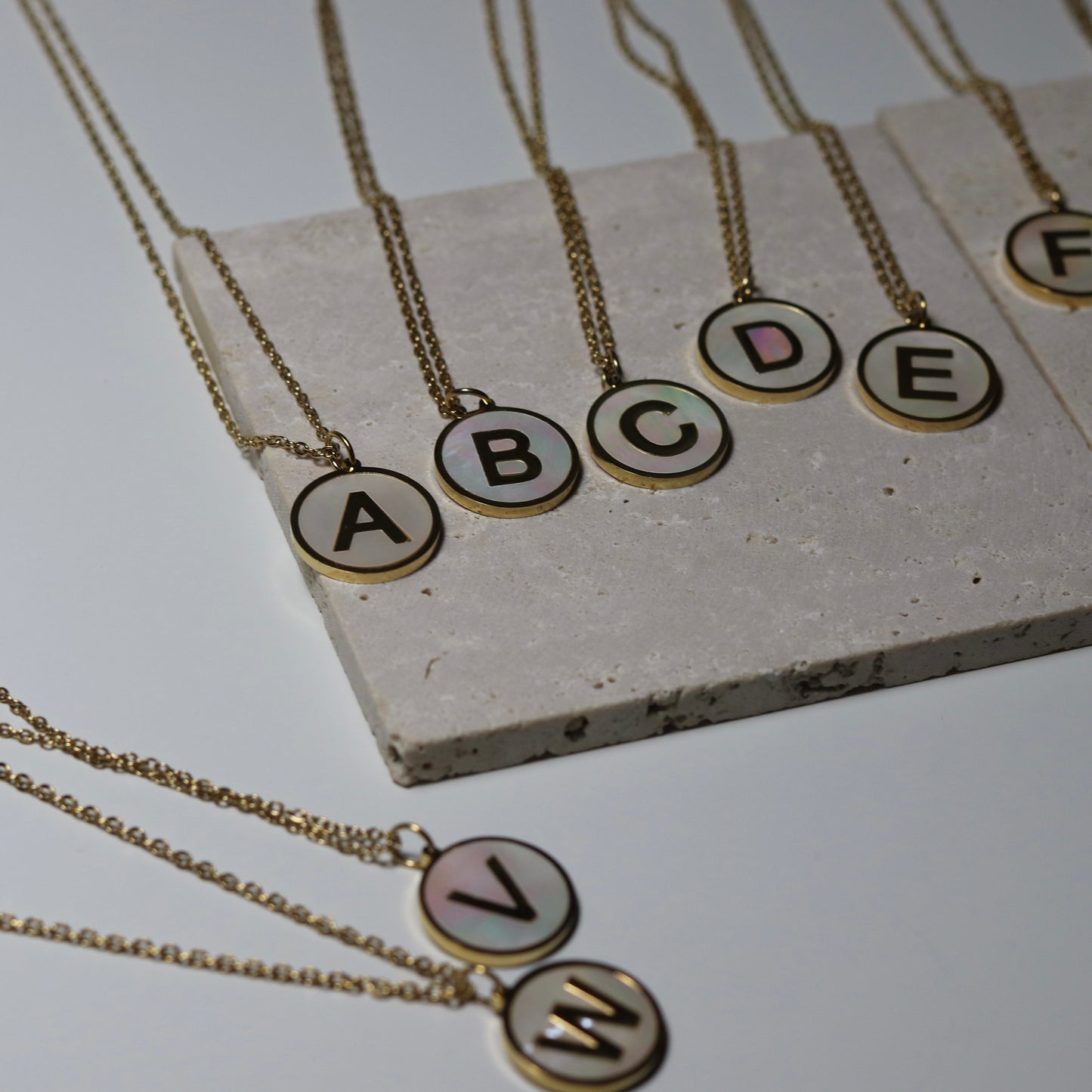 Initial SS necklace