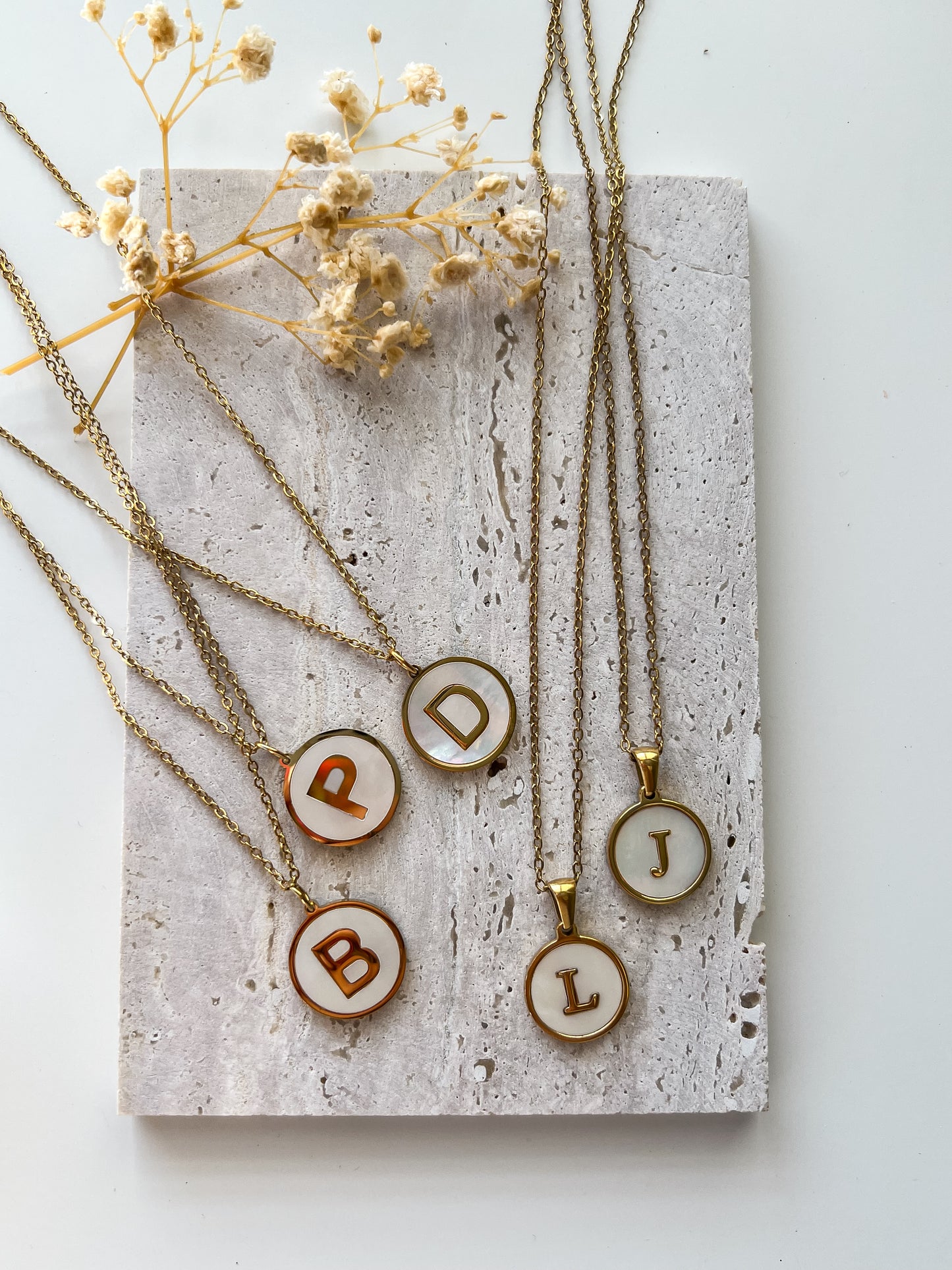 Initial SS necklace