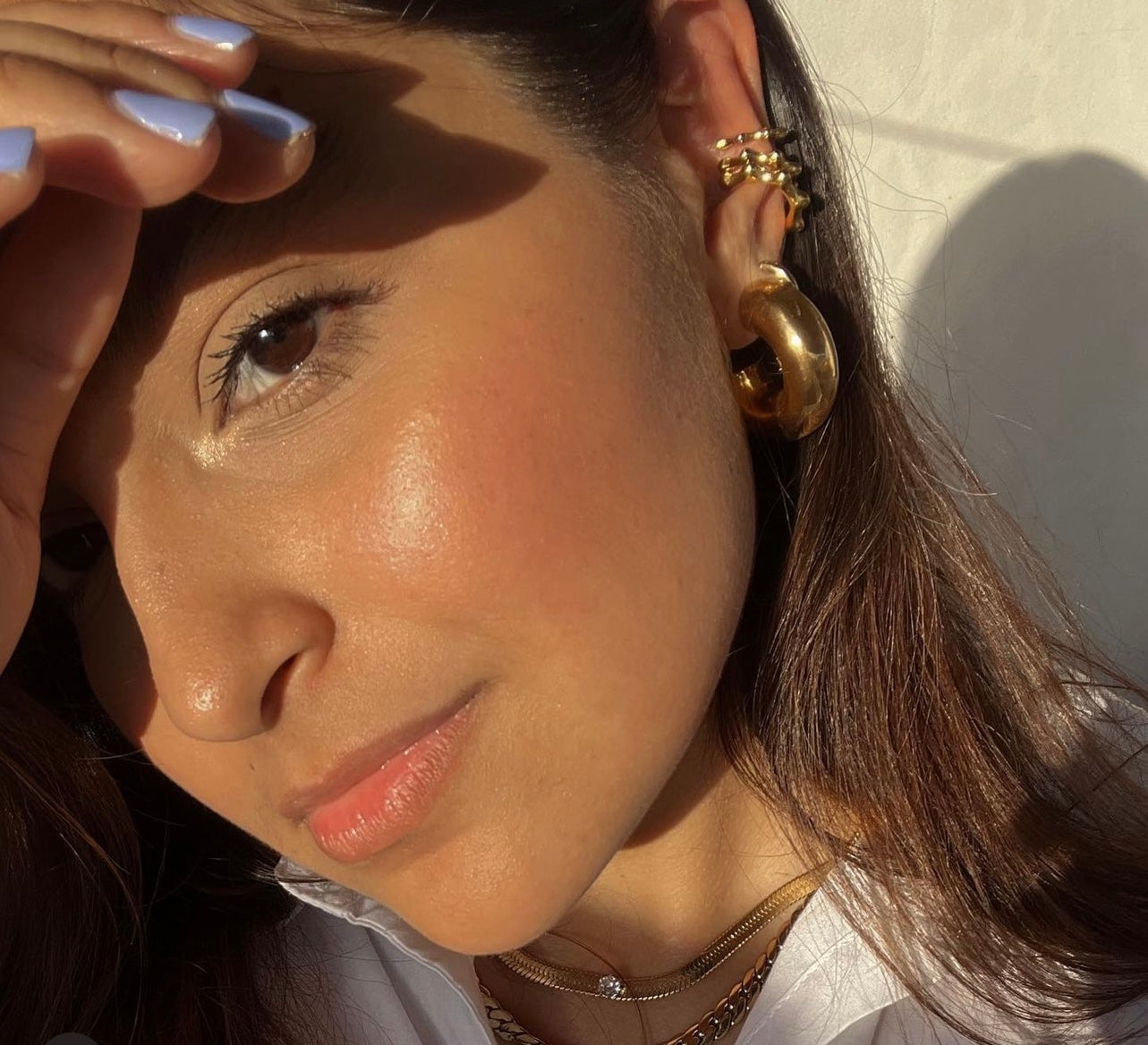 Chunky cc hoops