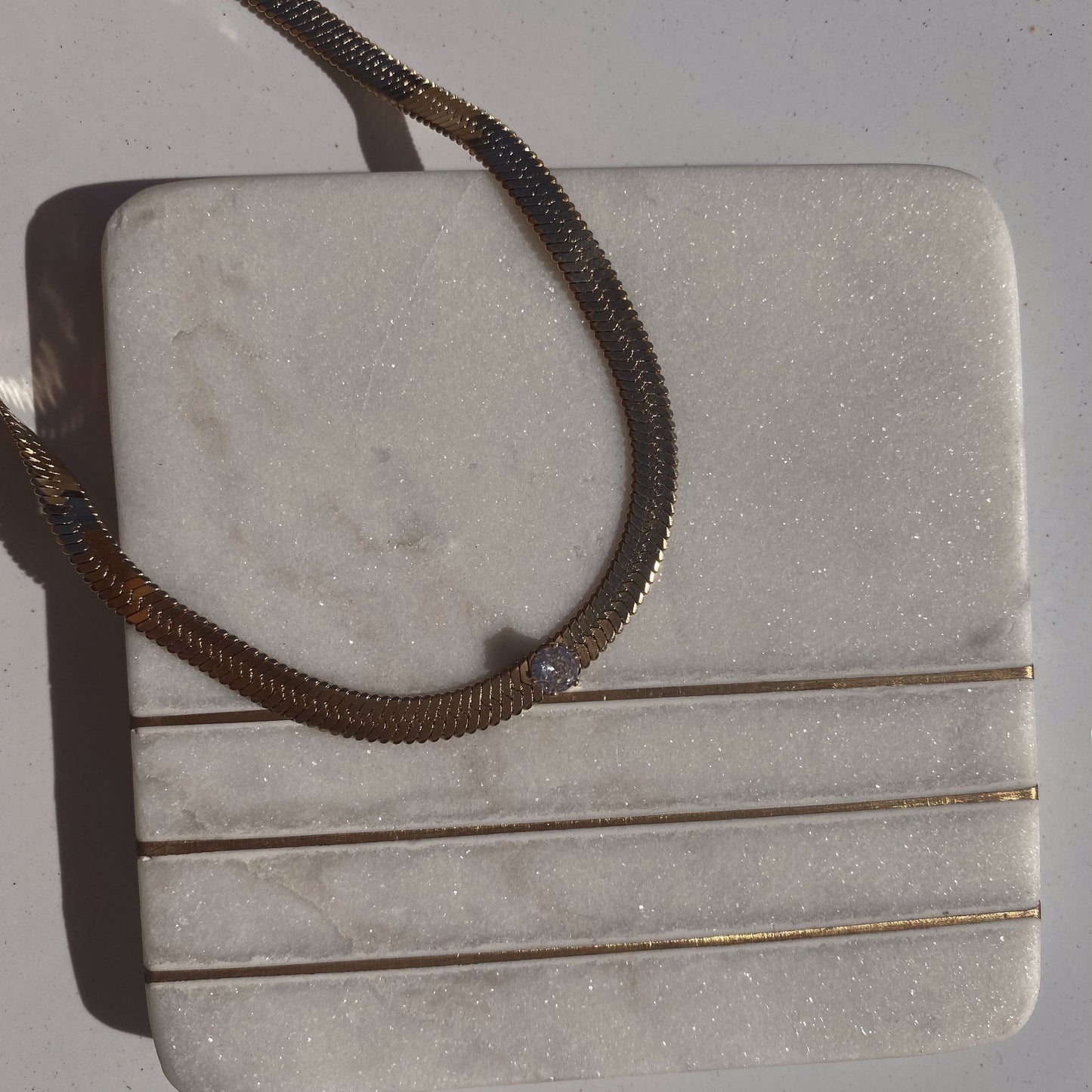 Shiny snake chain