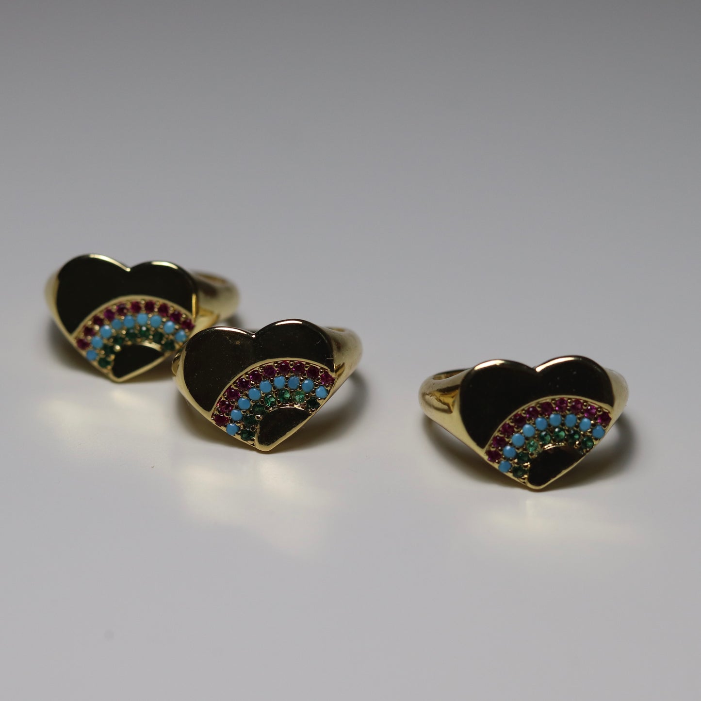 Rainbow heart