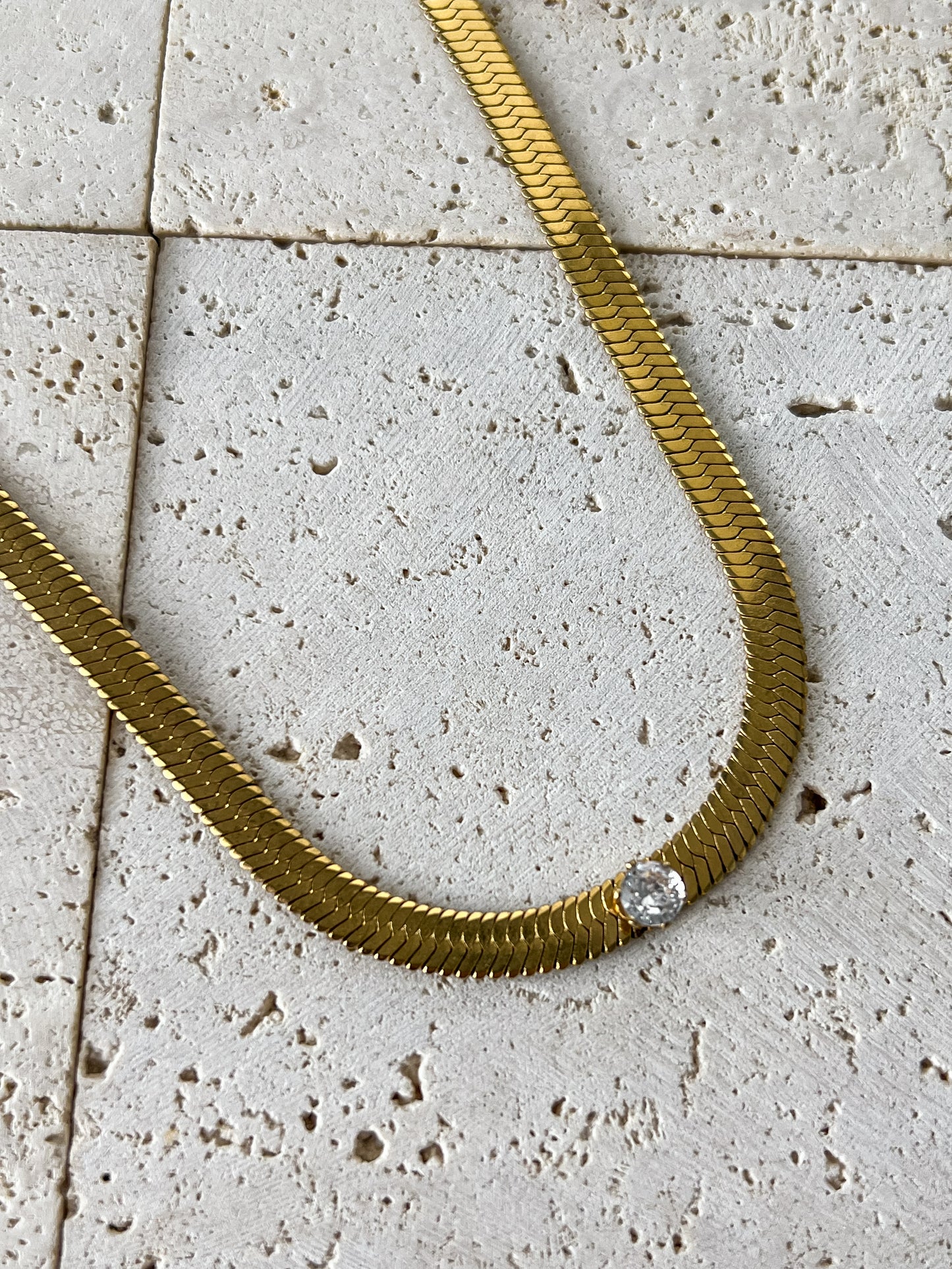 Shiny snake chain