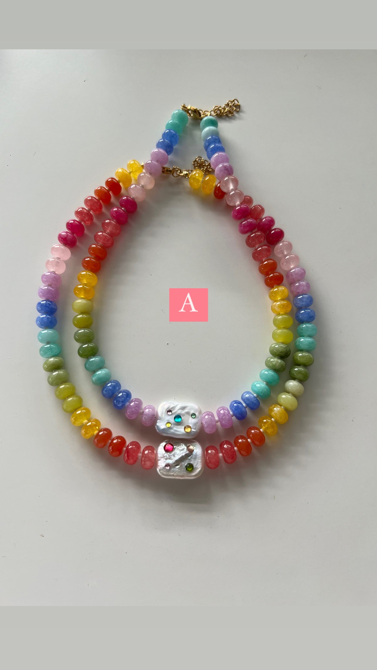 Rainbow choker