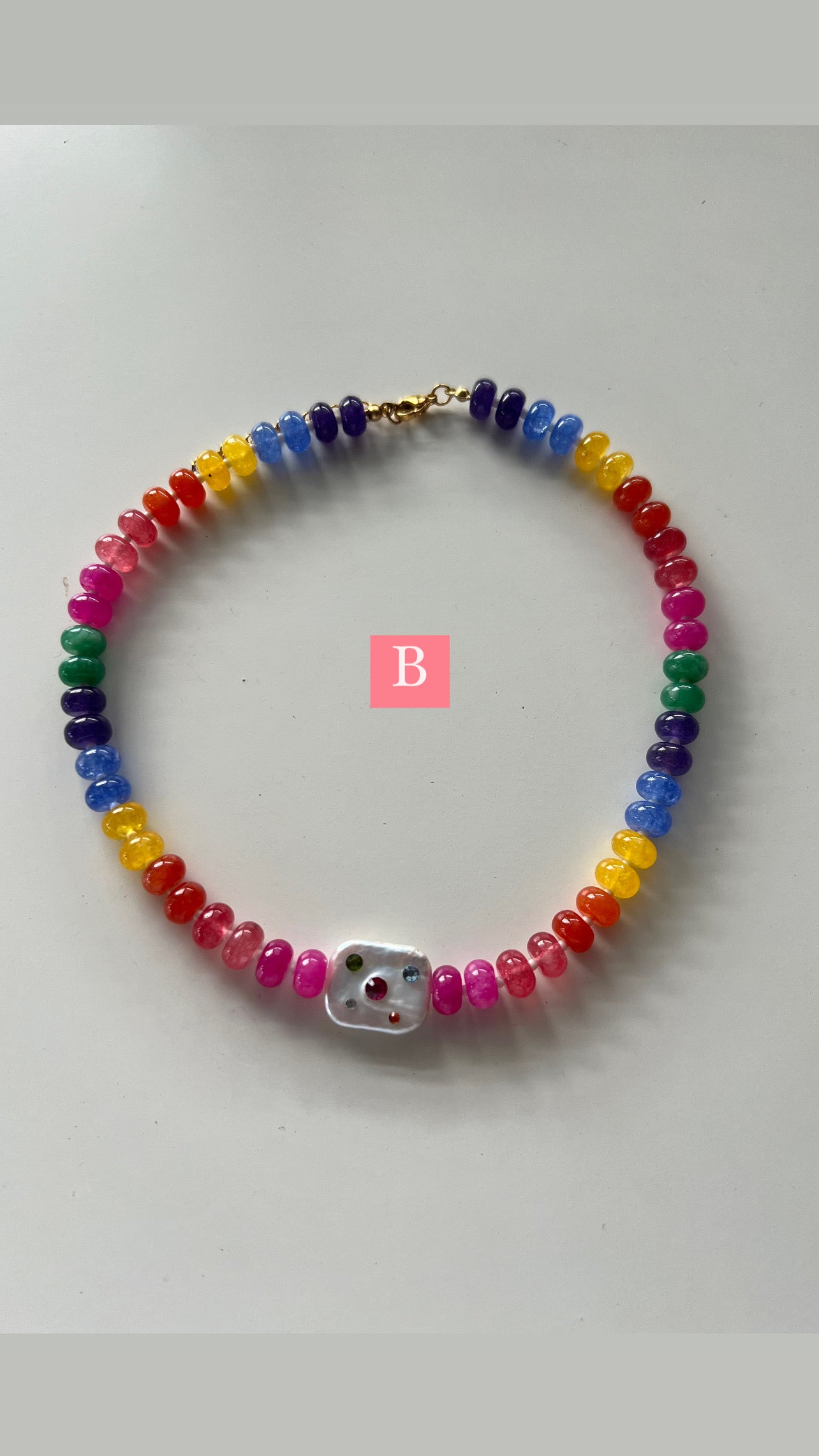 Rainbow choker