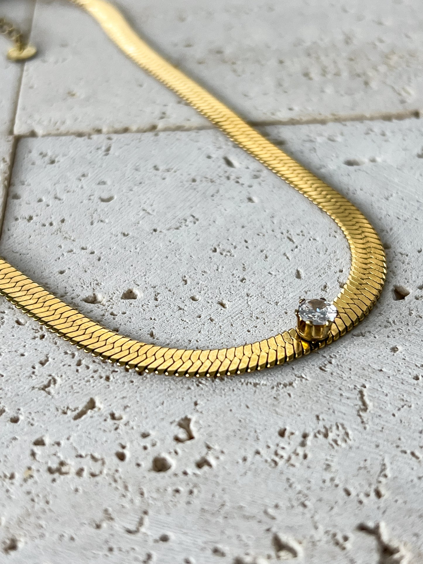 Shiny snake chain