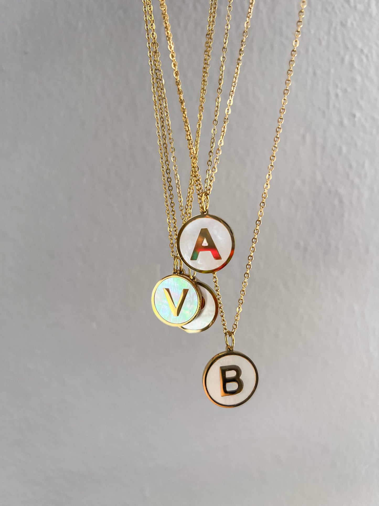Initial SS necklace